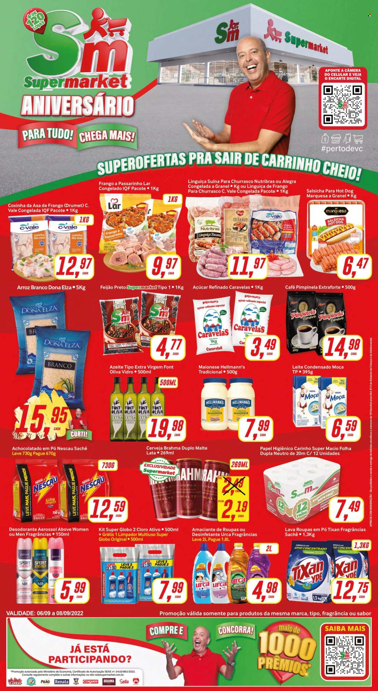 Folheto Rede Supermarket - 06/09/2022 - 08/09/2022. Página 1