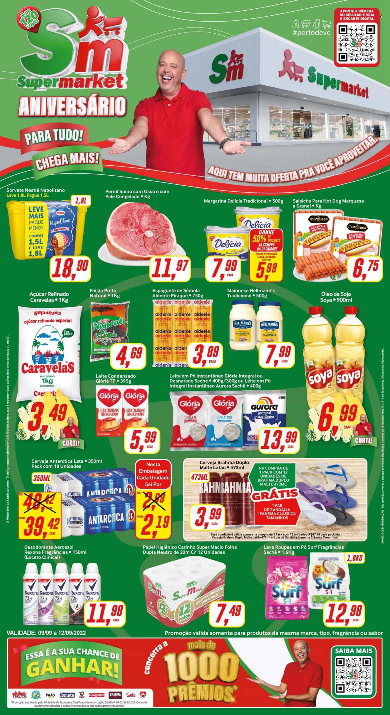 Folheto Rede Supermarket - 09/09/2022 - 12/09/2022. Página 1
