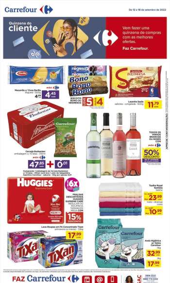 Folheto Carrefour Hiper - 12/09/2022 - 18/09/2022.