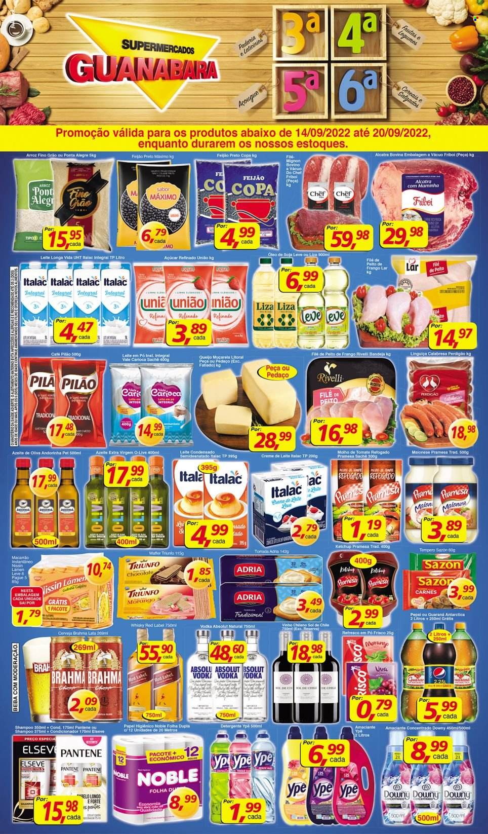 Folheto Supermercados Guanabara - 14/09/2022 - 20/09/2022. Página 12