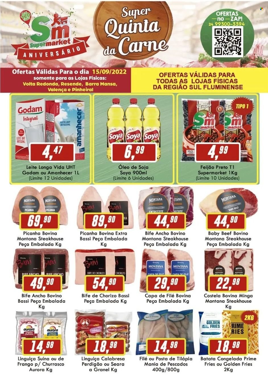 Folheto Rede Supermarket - 15/09/2022 - 15/09/2022. Página 1