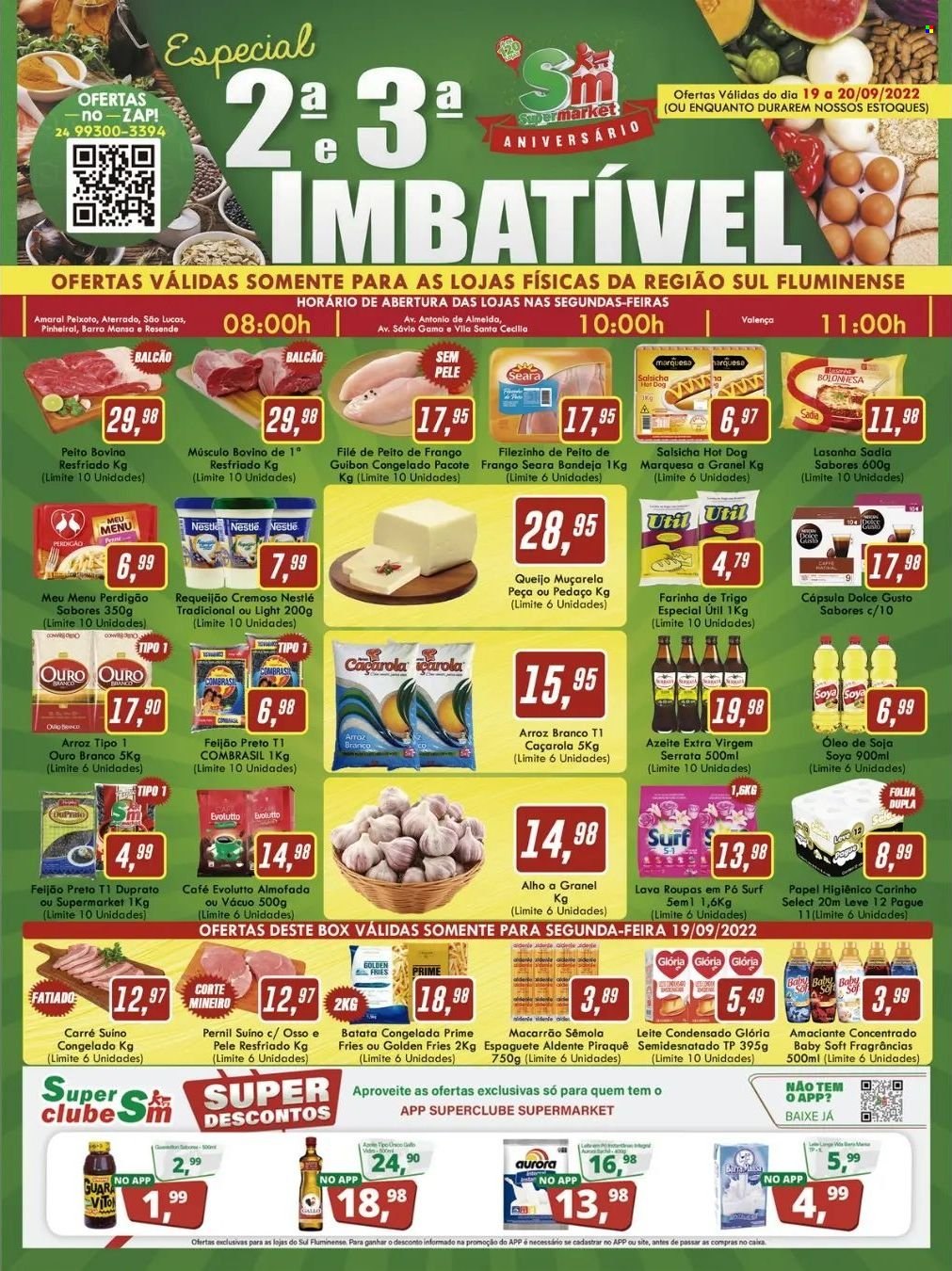 Folheto Rede Supermarket - 19/09/2022 - 20/09/2022. Página 1