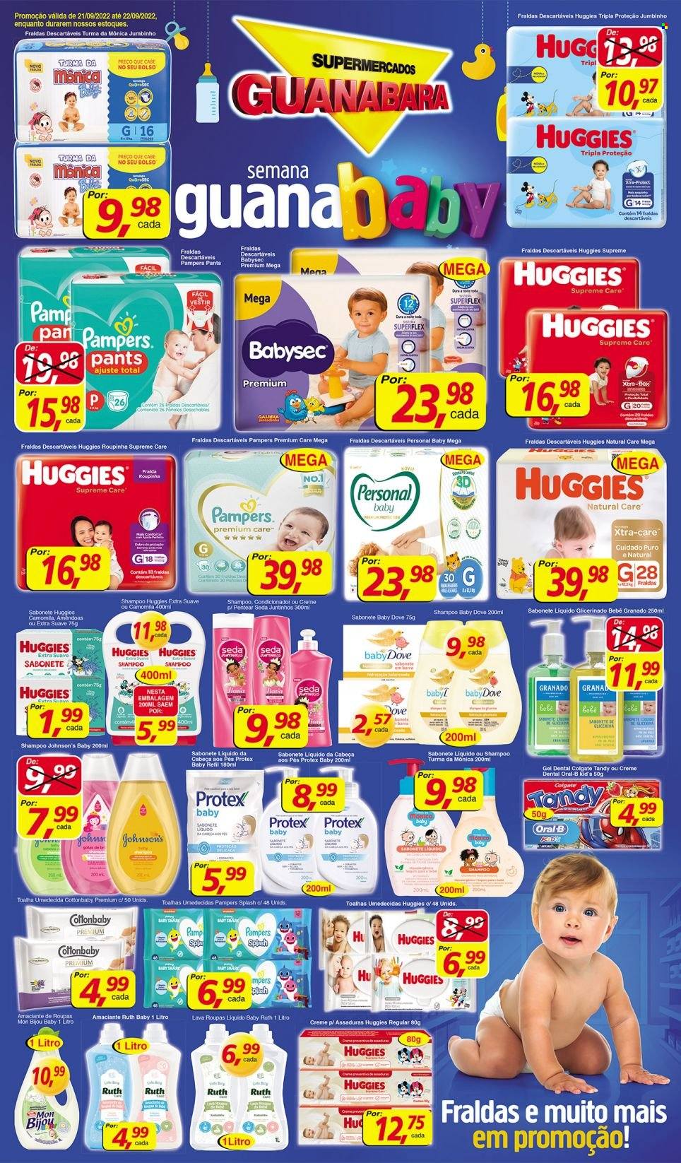 Folheto Supermercados Guanabara - 21/09/2022 - 22/09/2022. Página 1