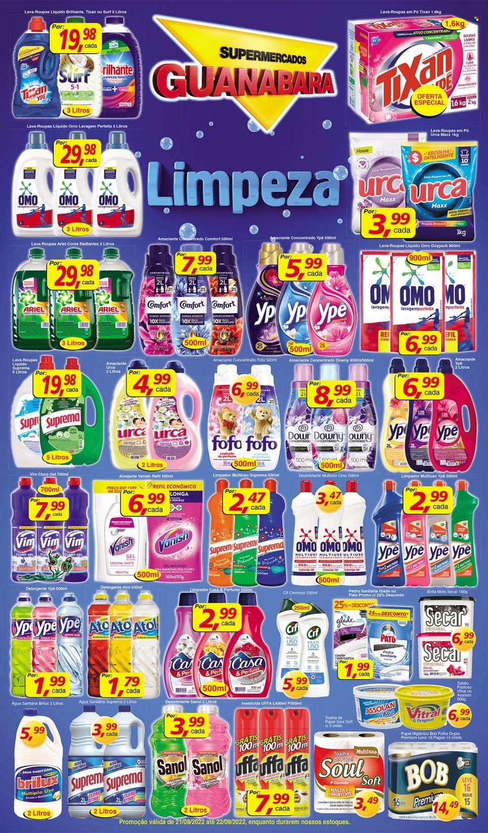 Folheto Supermercados Guanabara - 21/09/2022 - 22/09/2022. Página 7