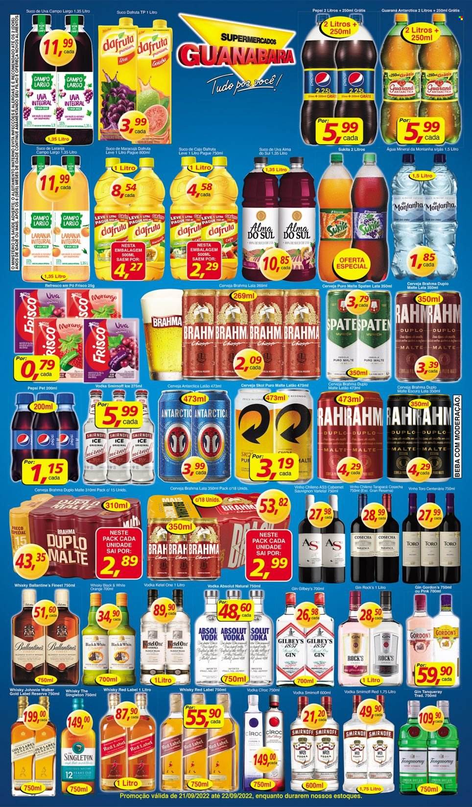 Folheto Supermercados Guanabara - 21/09/2022 - 22/09/2022. Página 8
