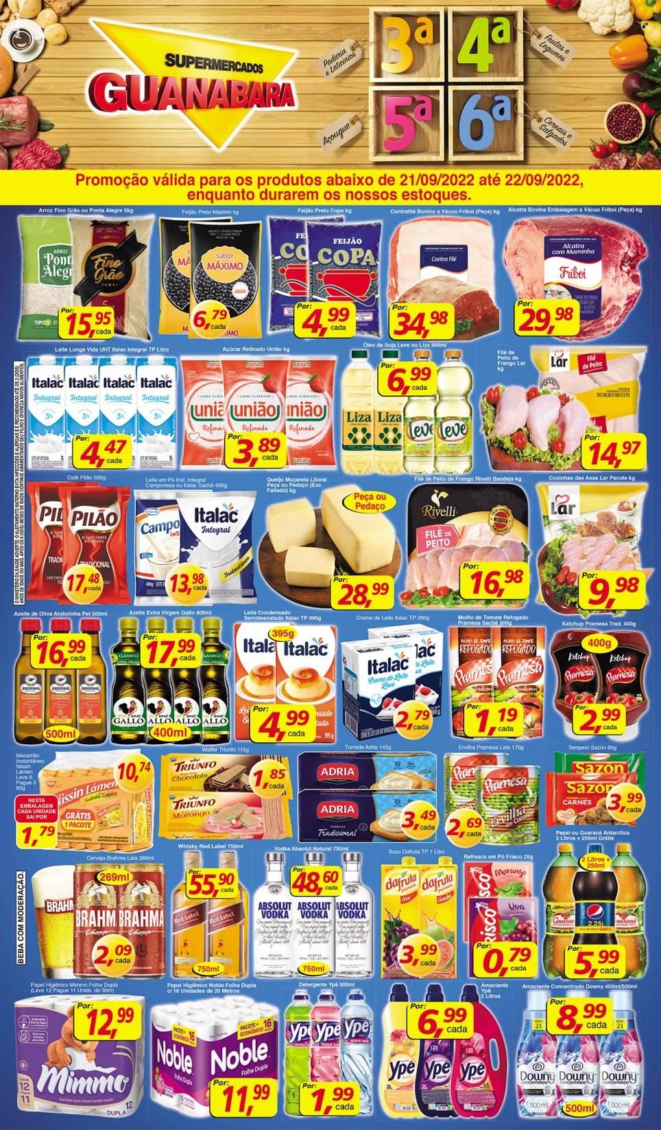 Folheto Supermercados Guanabara - 21/09/2022 - 22/09/2022. Página 12