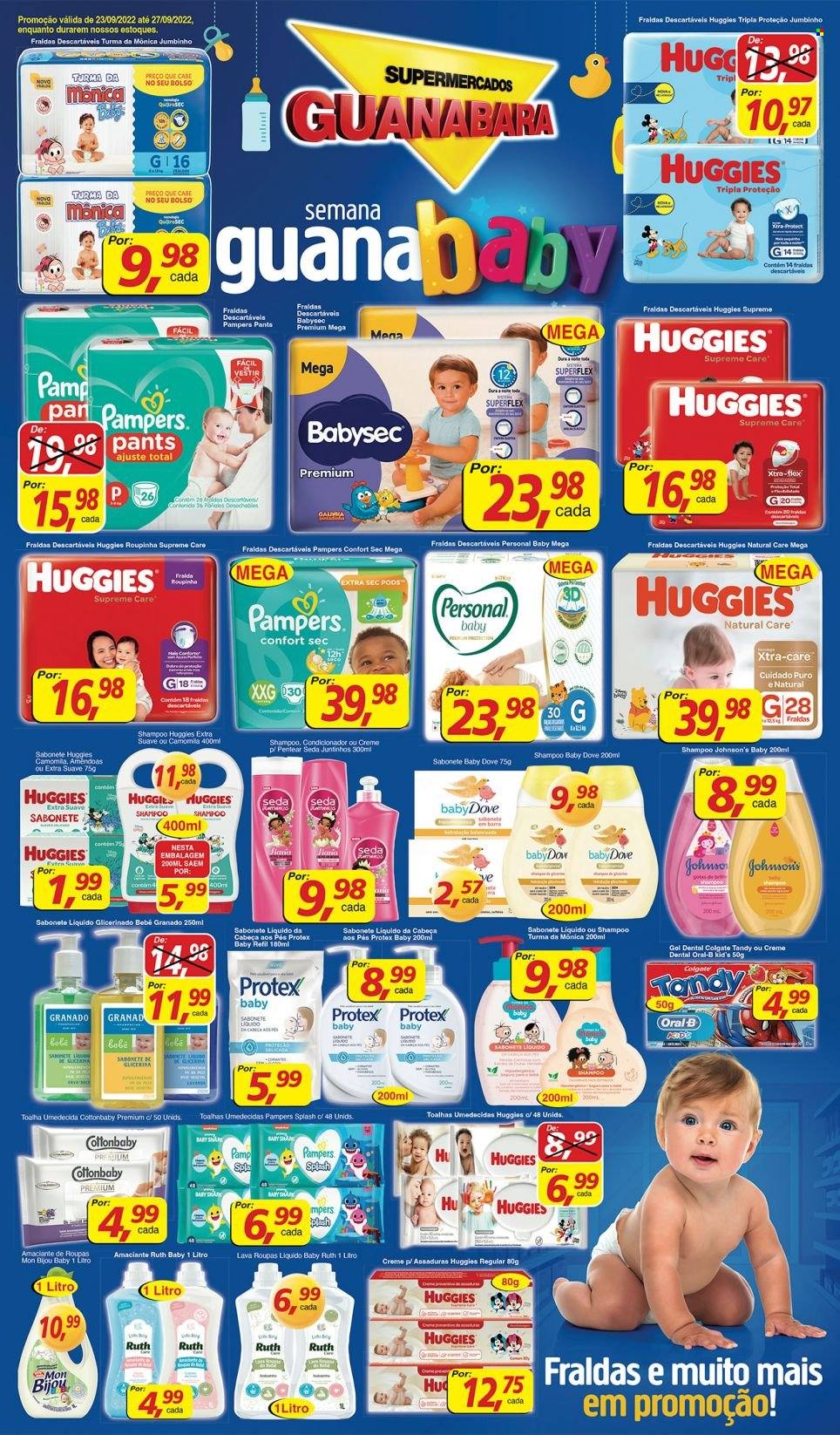 Folheto Supermercados Guanabara - 23/09/2022 - 27/09/2022. Página 1