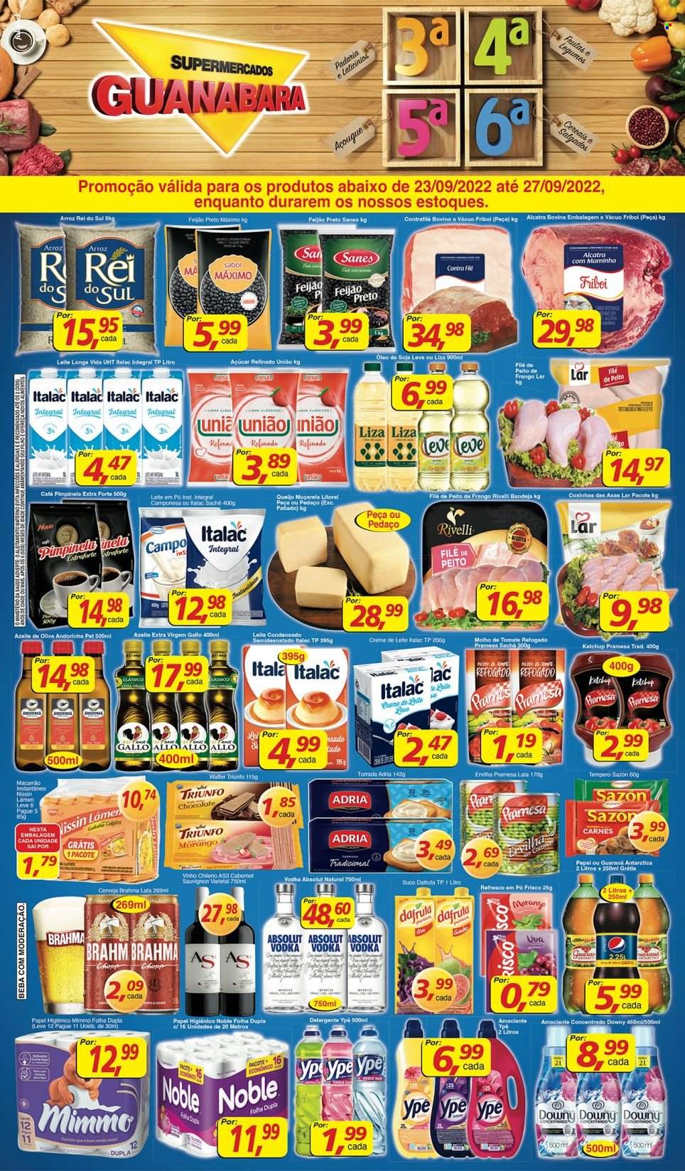 Folheto Supermercados Guanabara - 23/09/2022 - 27/09/2022. Página 12