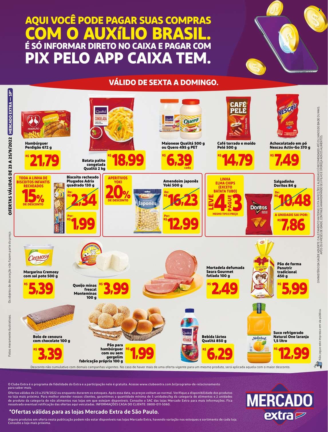 Folheto Mercado Extra - 23/09/2022 - 25/09/2022. Página 2
