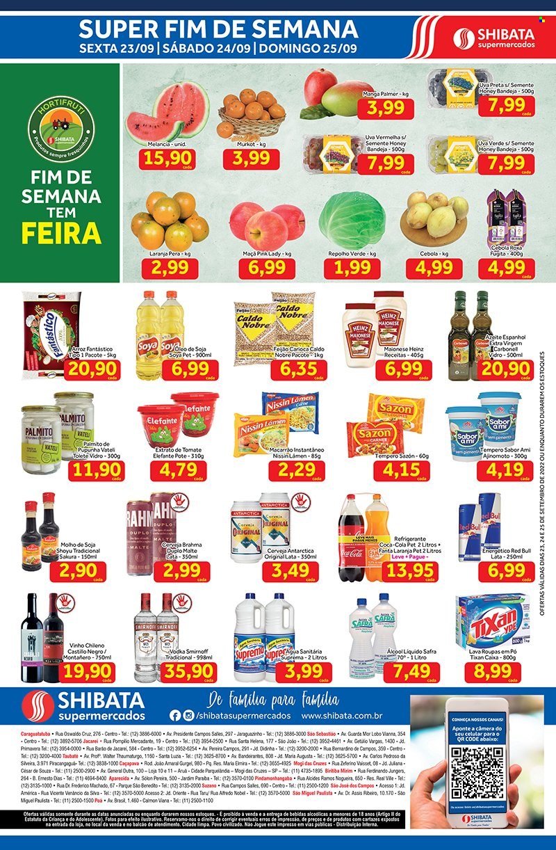 Folheto Shibata Supermercados - 23/09/2022 - 25/09/2022. Página 2