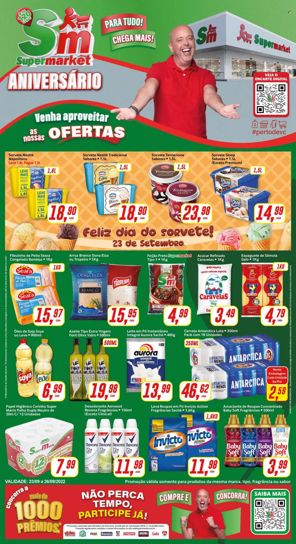 Folheto Rede Supermarket - 23/09/2022 - 26/09/2022. Página 1