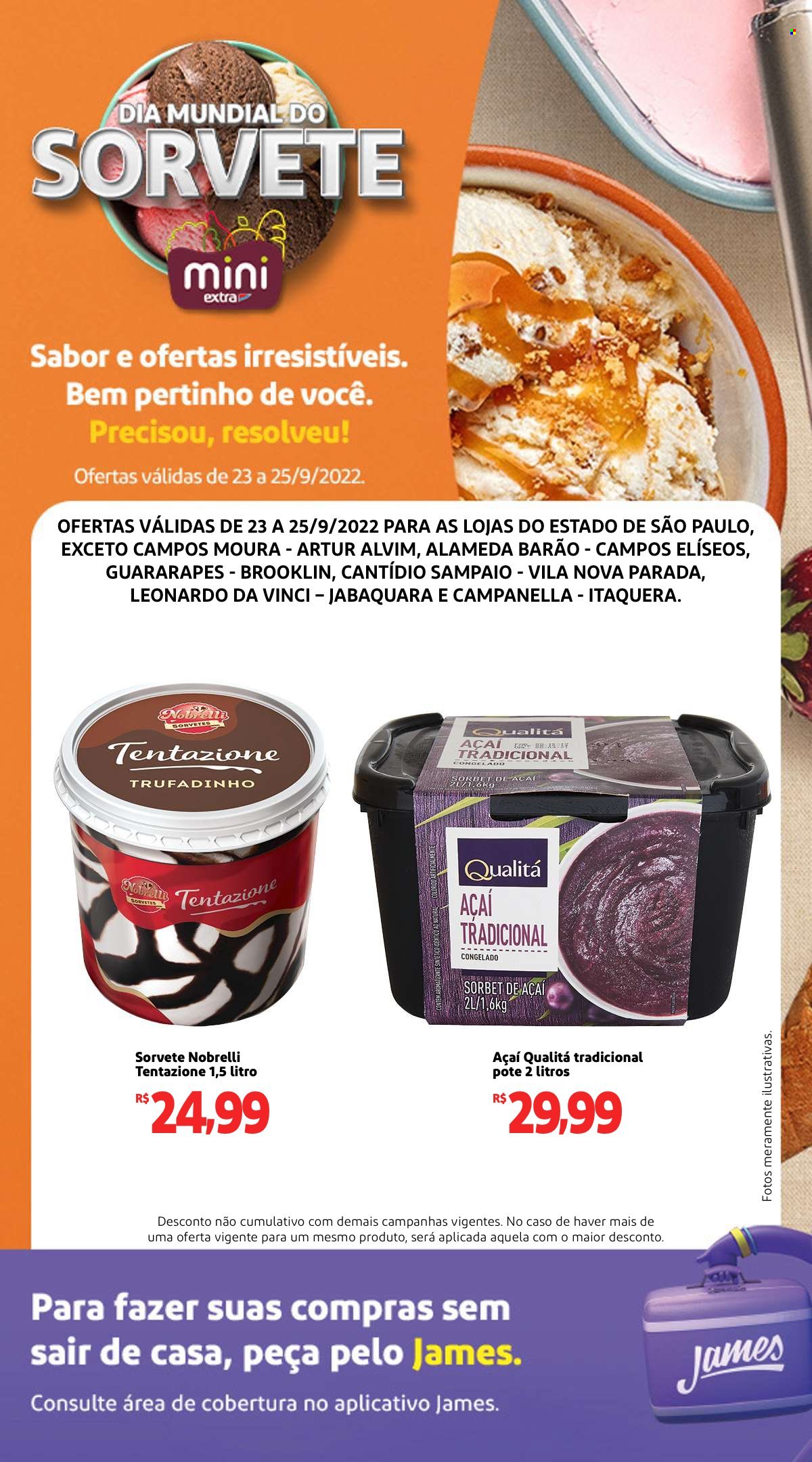 Folheto Mini Extra - 23/09/2022 - 25/09/2022. Página 1