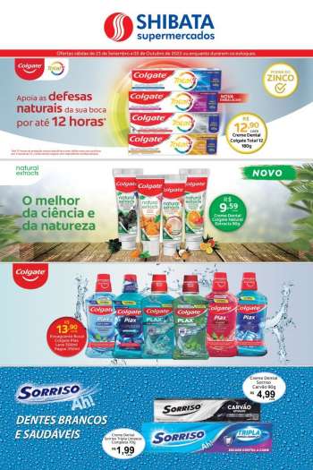 Folheto Shibata Supermercados - 23/09/2022 - 03/10/2022.