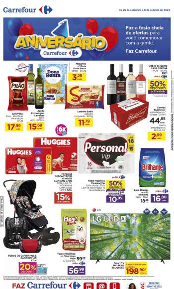 Folheto Carrefour Hiper - 26/09/2022 - 05/10/2022.