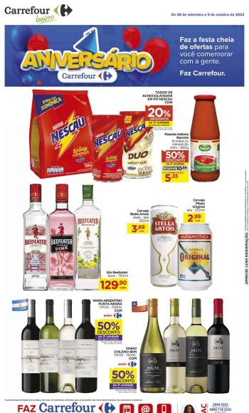 Folheto Carrefour Bairro - 26/09/2022 - 05/10/2022.