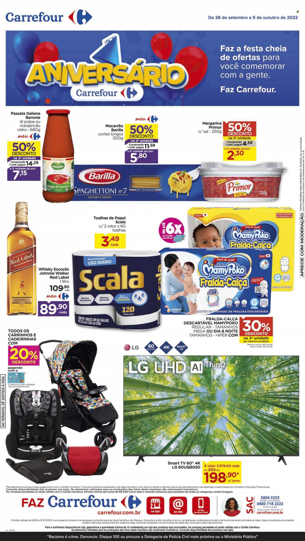 Folheto Carrefour Hiper - 26/09/2022 - 05/10/2022. Página 1