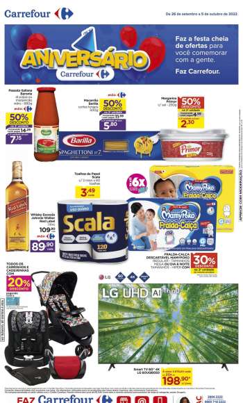 Folheto Carrefour Hiper - 26/09/2022 - 05/10/2022.