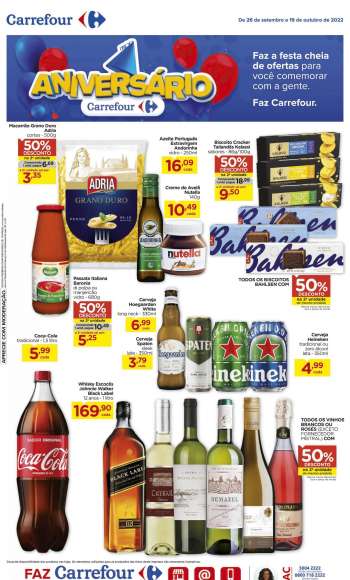 Folheto Carrefour Hiper - 26/09/2022 - 19/10/2022.