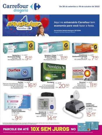 Folheto Carrefour Drogaria - 26/09/2022 - 19/10/2022.