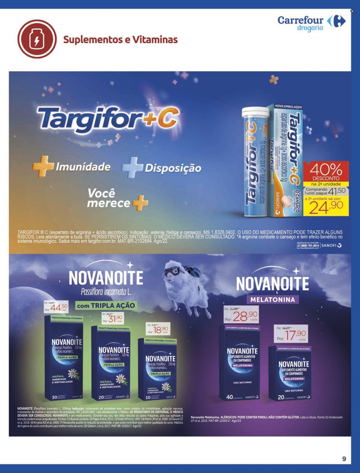 Folheto Carrefour Drogaria - 26/09/2022 - 19/10/2022. Página 9