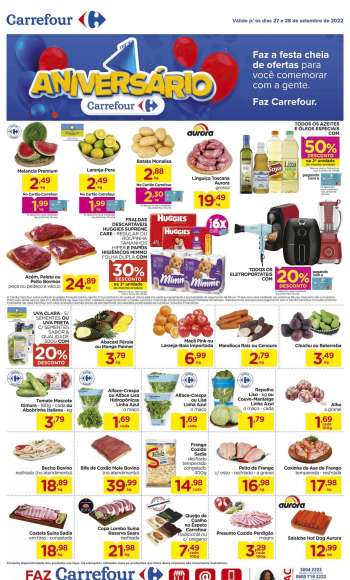 Folheto Carrefour Hiper - 27/09/2022 - 28/09/2022.