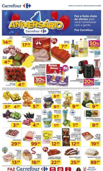 Folheto Carrefour Hiper - 27/09/2022 - 28/09/2022.