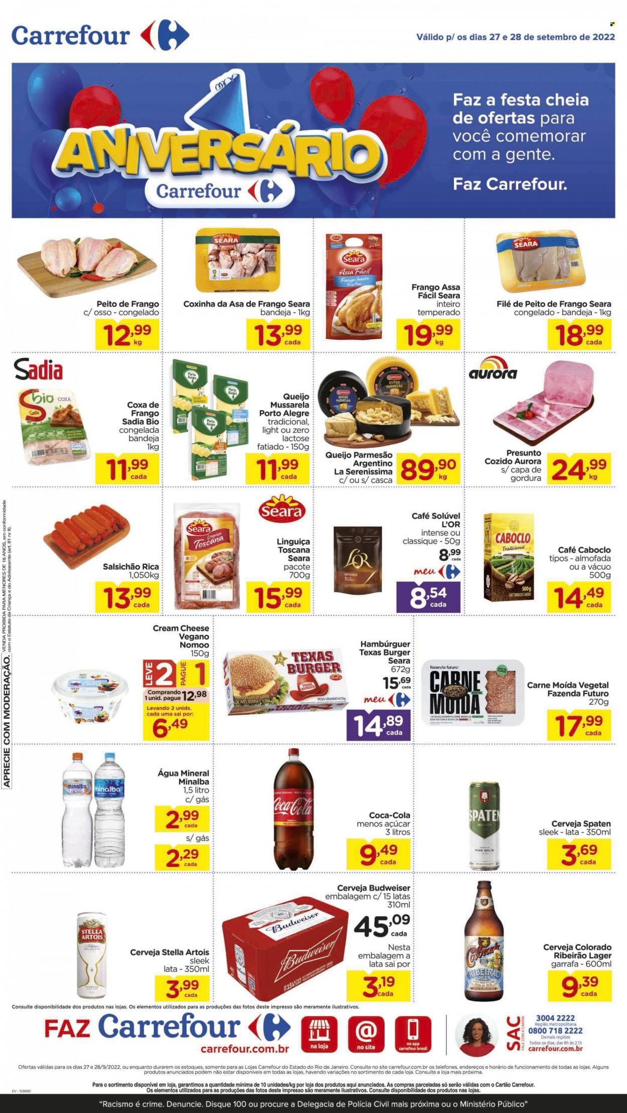 Folheto Carrefour Hiper - 27/09/2022 - 28/09/2022. Página 1