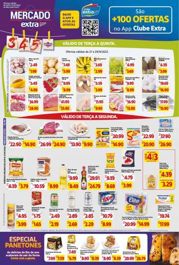 Folheto Mercado Extra - 27/09/2022 - 03/10/2022.