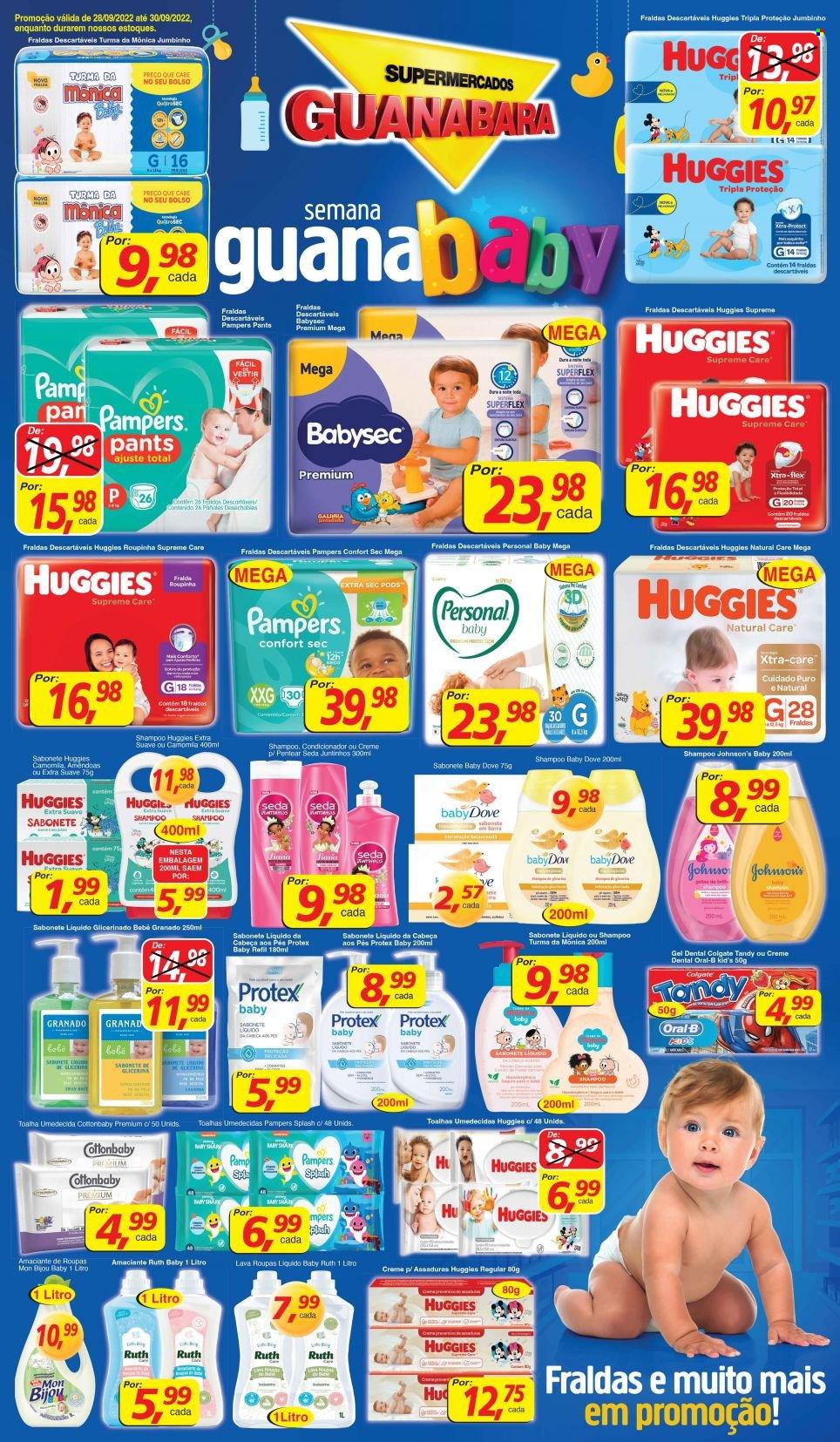 Folheto Supermercados Guanabara - 28/09/2022 - 30/09/2022. Página 1