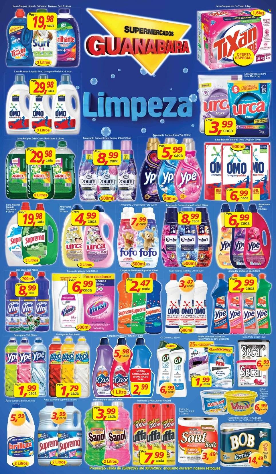Folheto Supermercados Guanabara - 28/09/2022 - 30/09/2022. Página 7