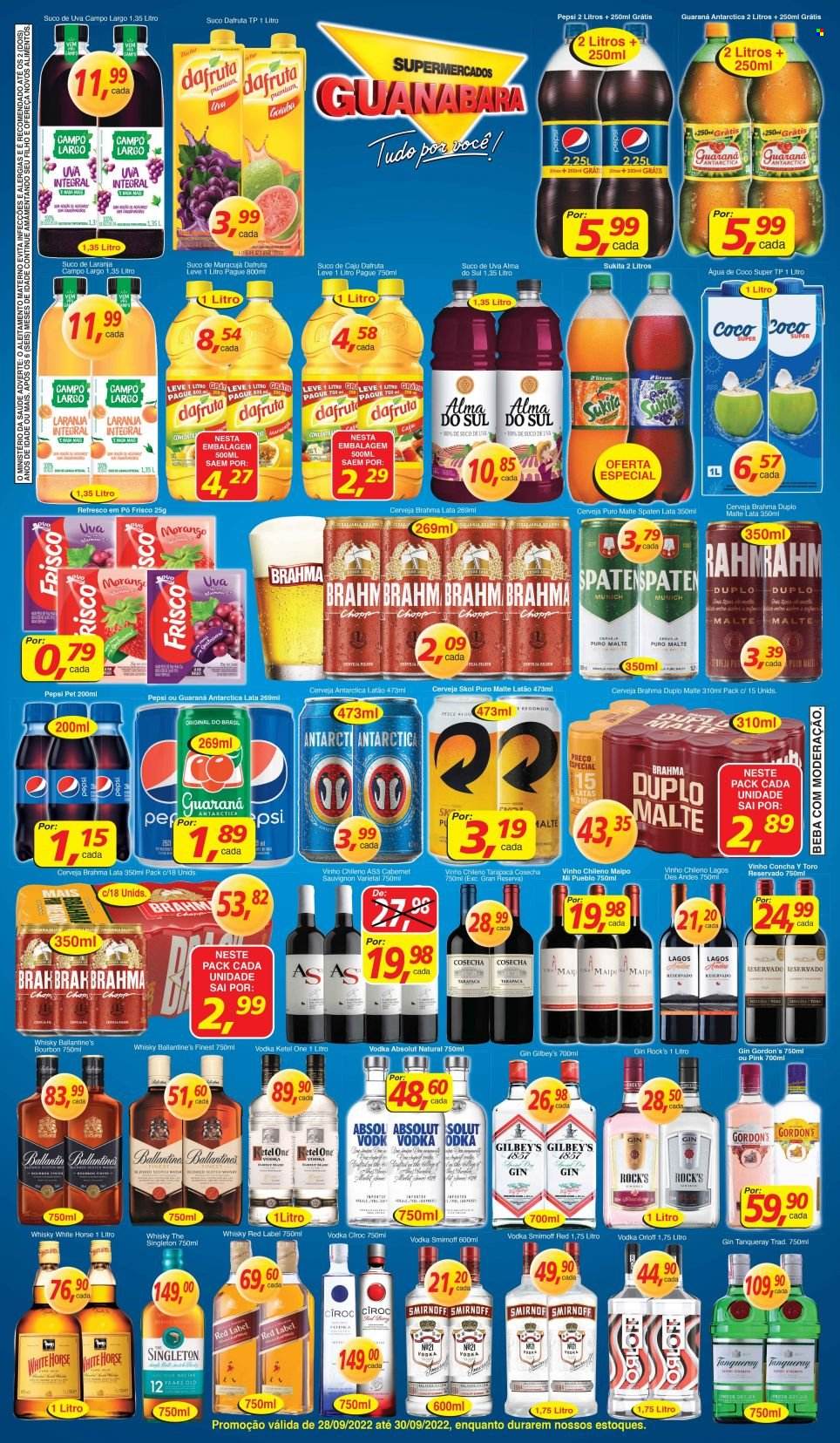 Folheto Supermercados Guanabara - 28/09/2022 - 30/09/2022. Página 8