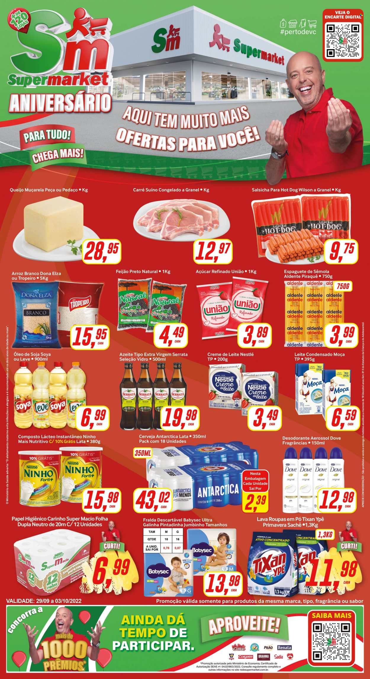 Folheto Rede Supermarket - 29/09/2022 - 03/10/2022. Página 1