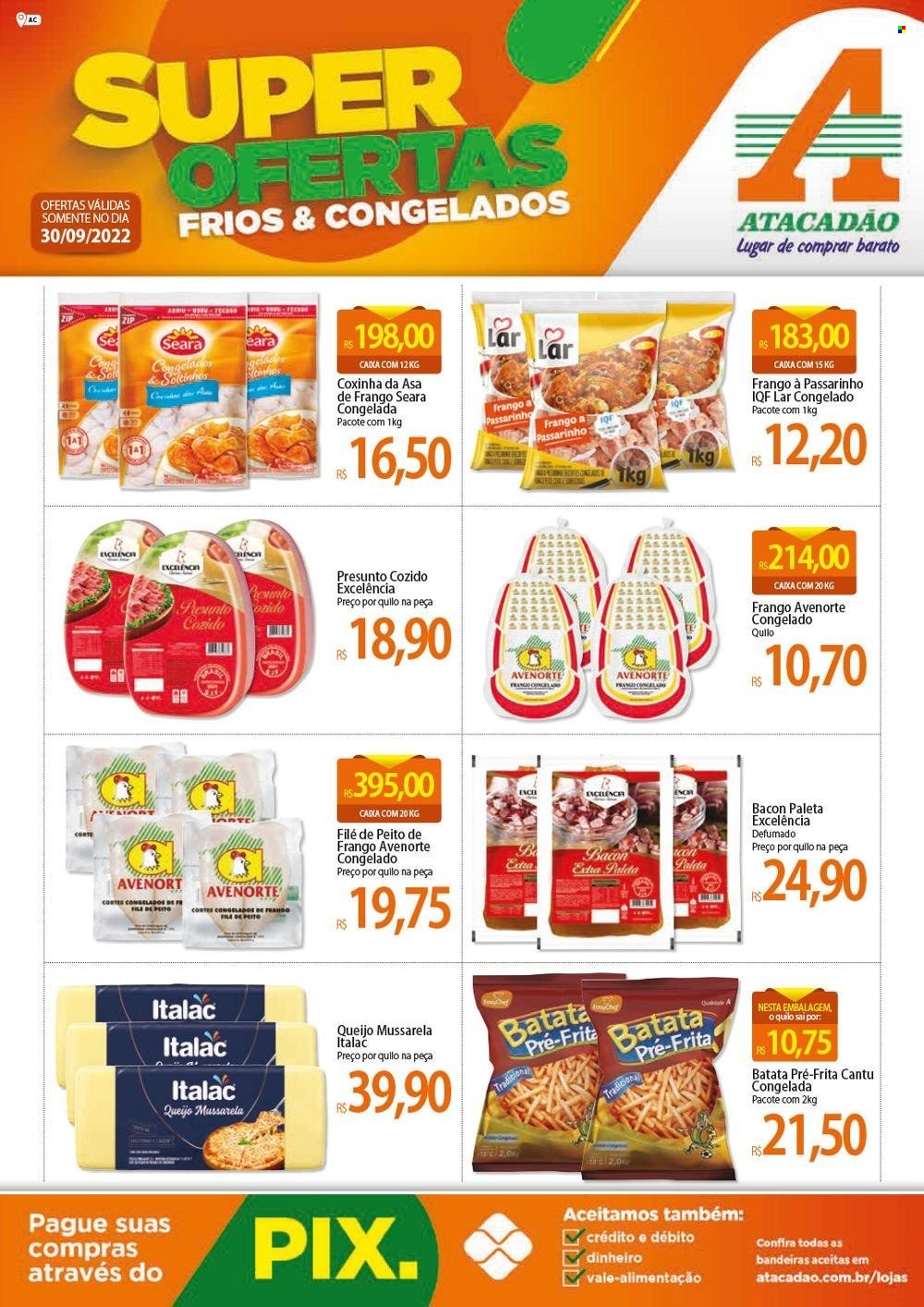 Folheto Atacadão - 30/09/2022 - 30/09/2022. Página 1