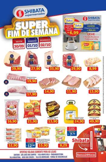 Folheto Shibata Supermercados - 30/09/2022 - 02/10/2022.