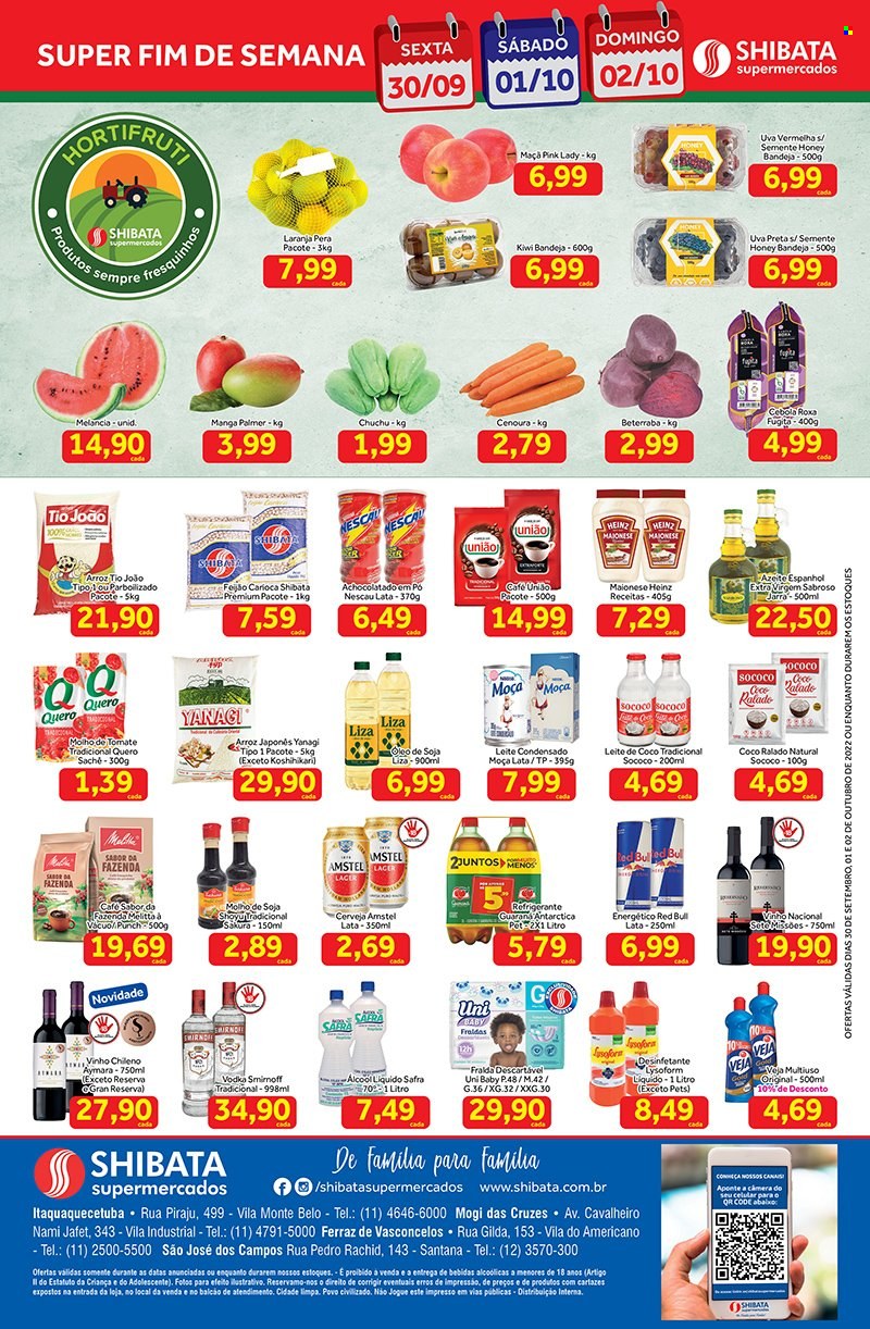 Folheto Shibata Supermercados - 30/09/2022 - 02/10/2022. Página 2