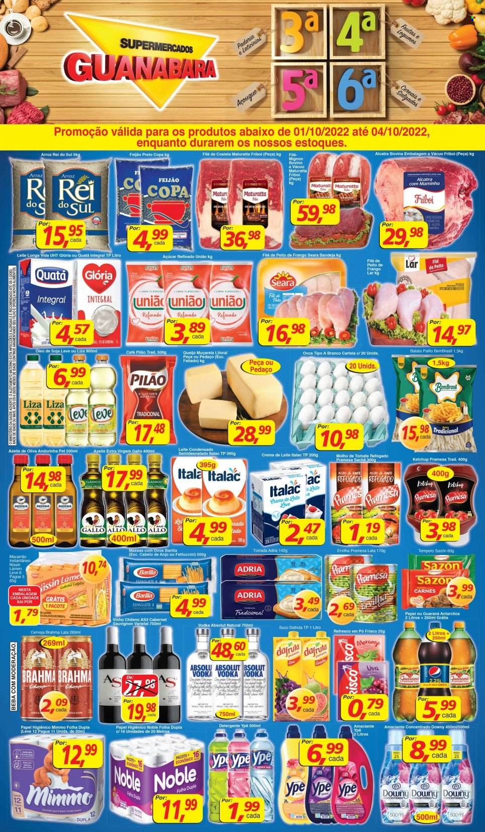 Folheto Supermercados Guanabara - 01/10/2022 - 04/10/2022. Página 12