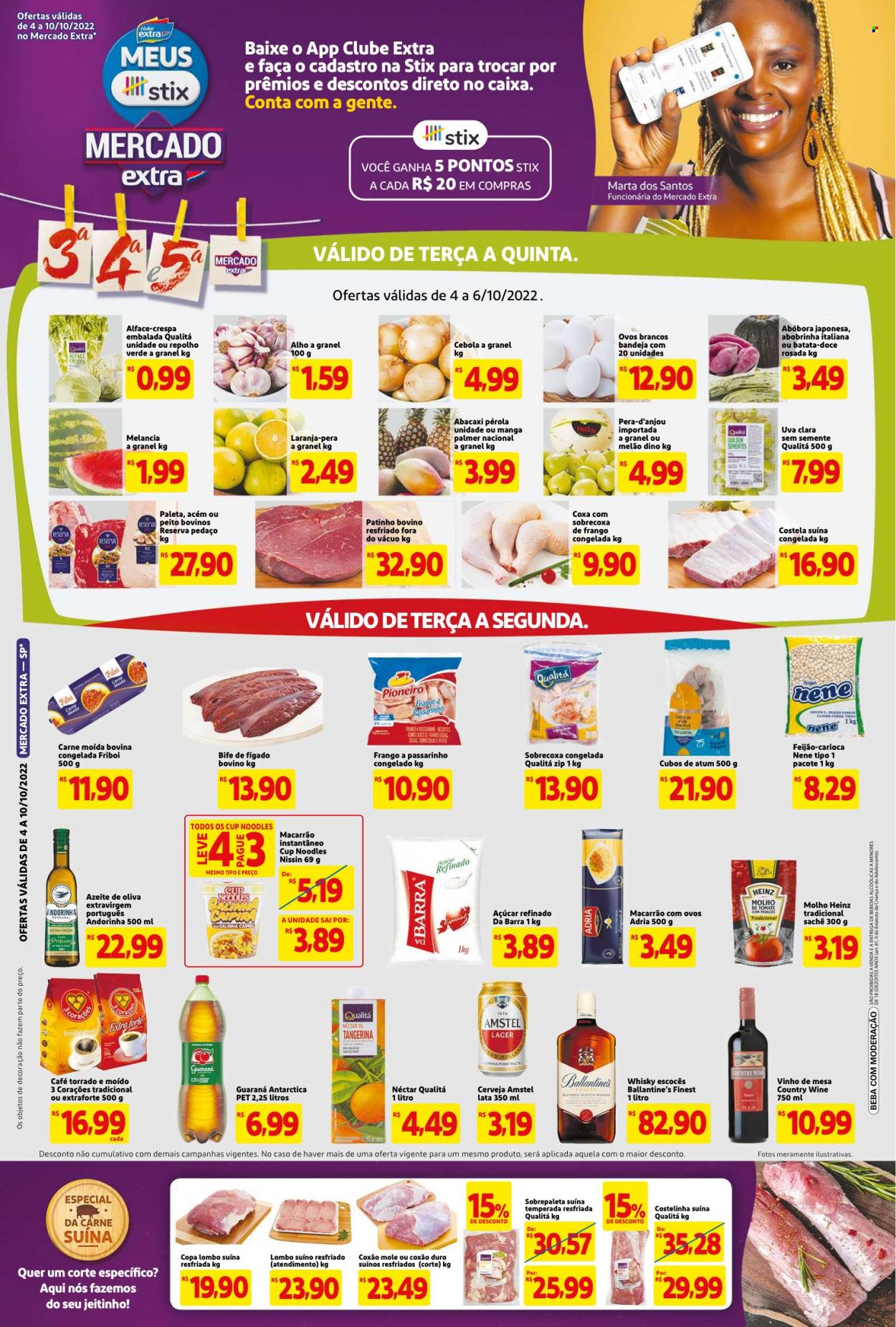 Folheto Mercado Extra - 04/10/2022 - 10/10/2022. Página 1