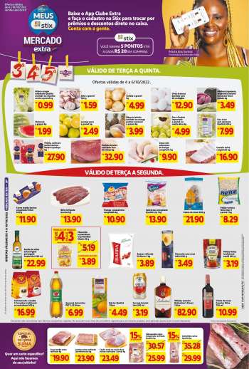 Folheto Mercado Extra - 04/10/2022 - 10/10/2022.