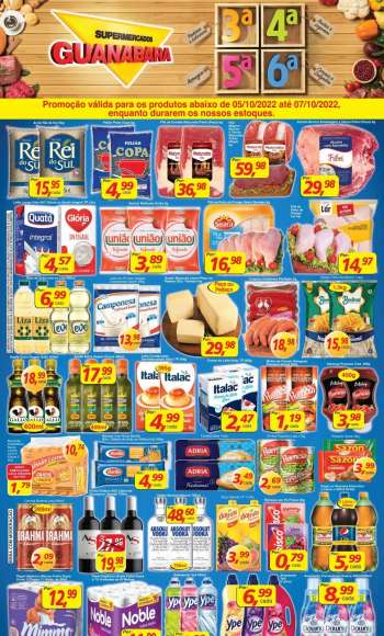 Folheto Supermercados Guanabara - 05/10/2022 - 07/10/2022.