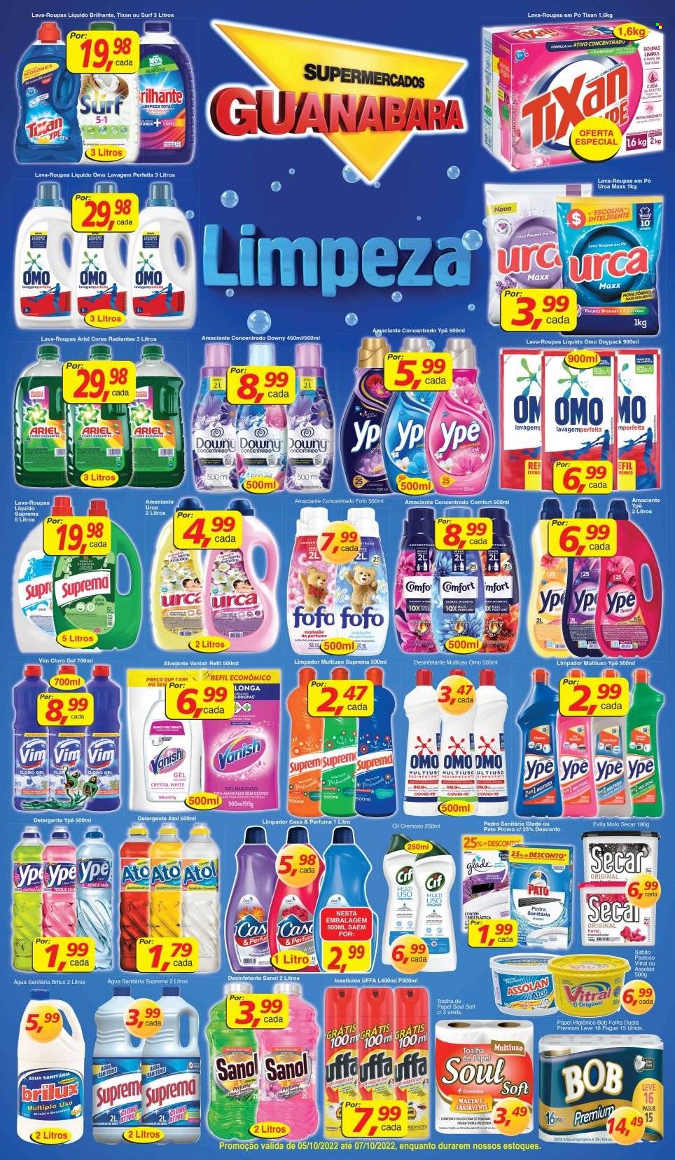Folheto Supermercados Guanabara - 05/10/2022 - 07/10/2022. Página 12