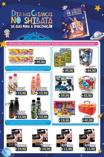 Folheto Shibata Supermercados - 06/10/2022 - 16/10/2022.