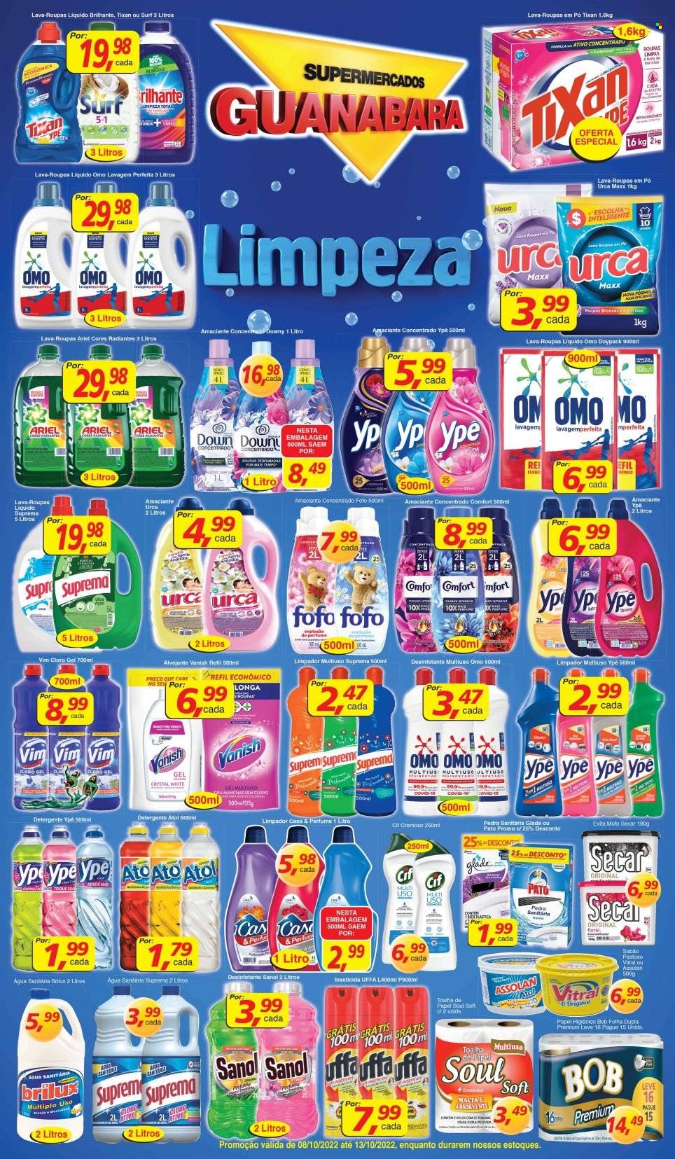 Folheto Supermercados Guanabara - 08/10/2022 - 13/10/2022. Página 12