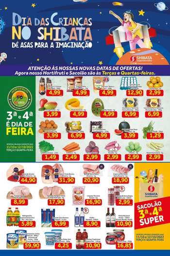 Folheto Shibata Supermercados - 11/10/2022 - 17/10/2022.