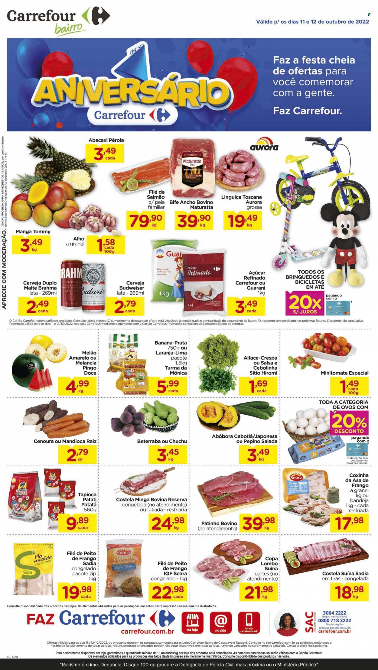 Folheto Carrefour Bairro - 11/10/2022 - 12/10/2022. Página 1
