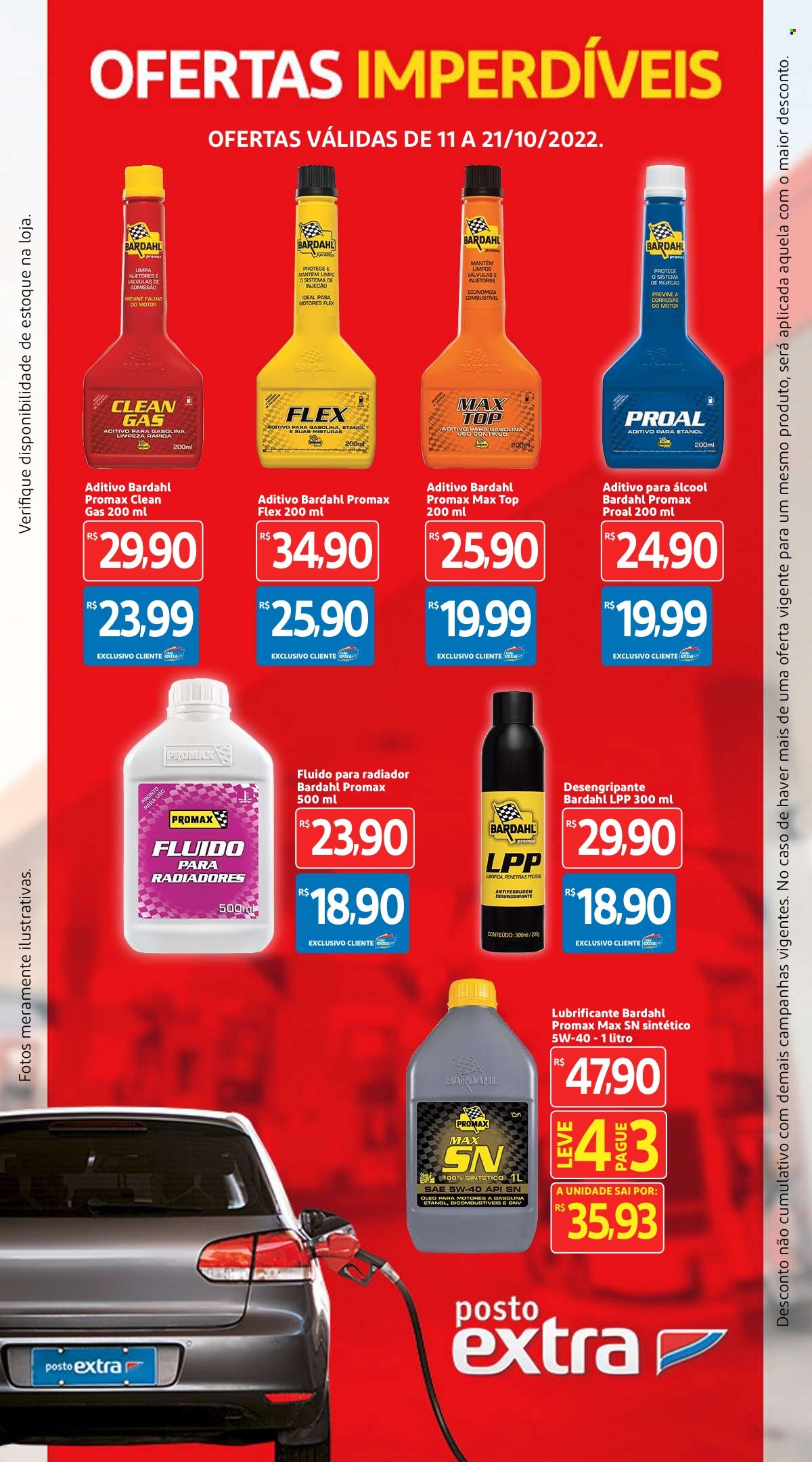 Folheto Postos Extra - 11/10/2022 - 21/10/2022. Página 1