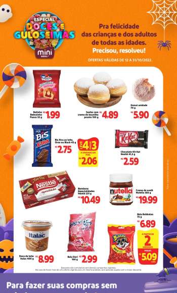 Folheto Mini Extra - 12/10/2022 - 31/10/2022.