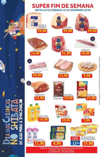 Folheto Shibata Supermercados - 14/10/2022 - 16/10/2022.