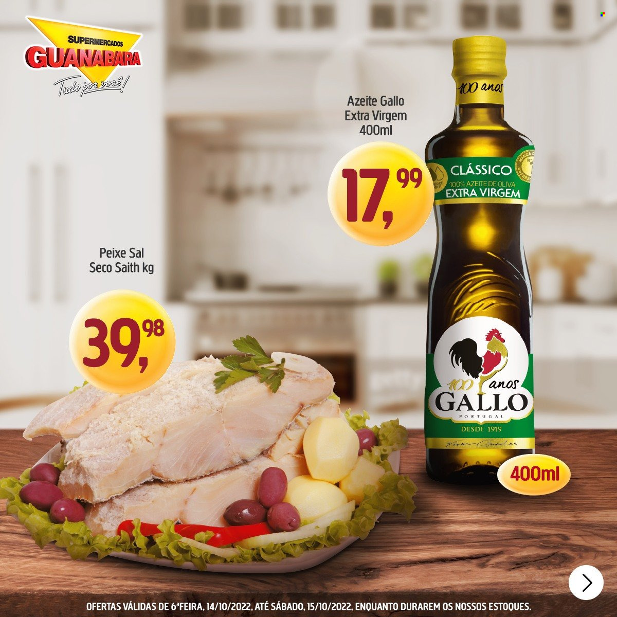 Folheto Supermercados Guanabara - 14/10/2022 - 15/10/2022. Página 1