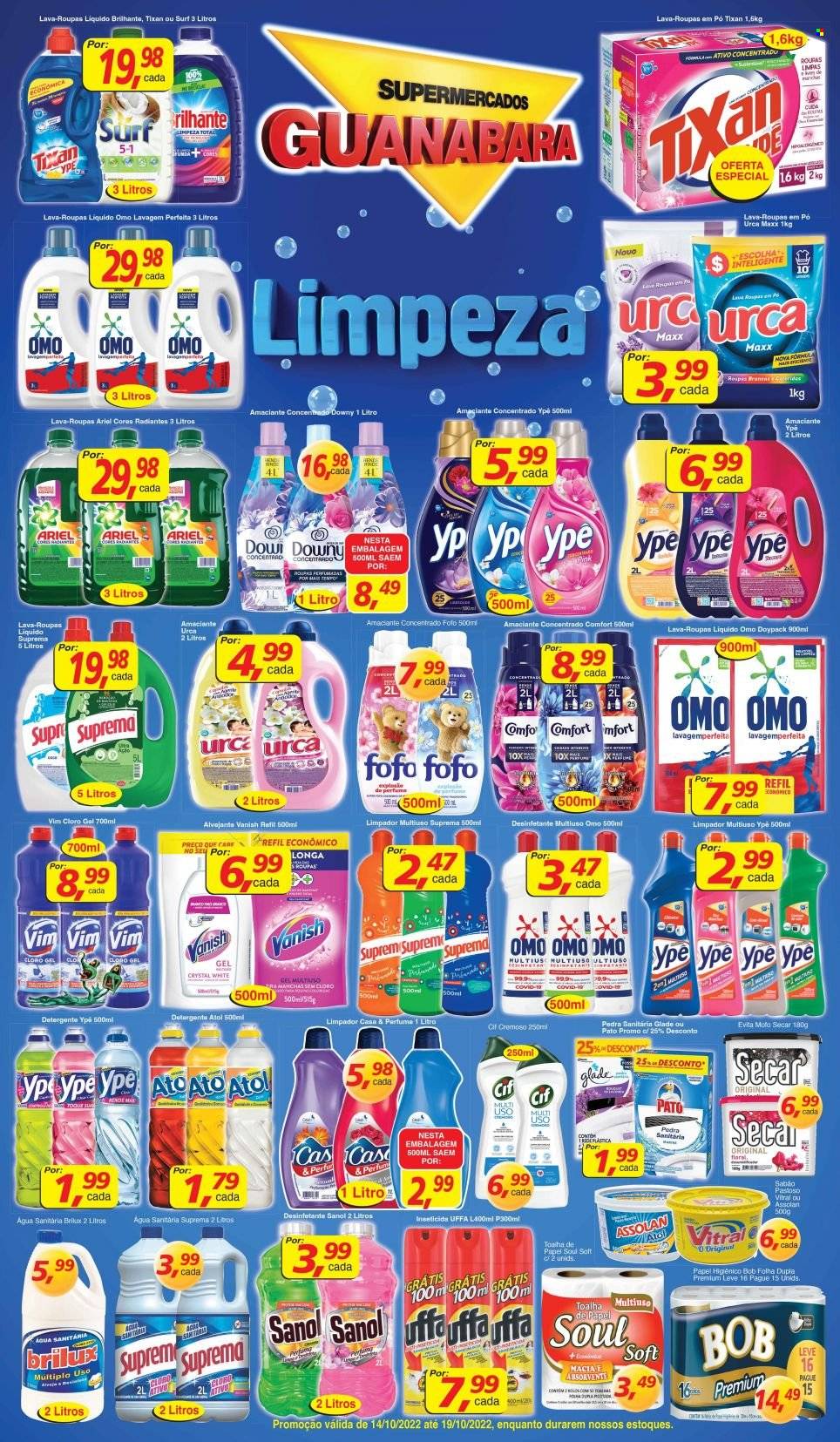 Folheto Supermercados Guanabara - 14/10/2022 - 19/10/2022. Página 12