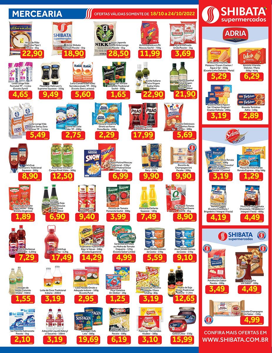 Folheto Shibata Supermercados - 18/10/2022 - 24/10/2022. Página 2